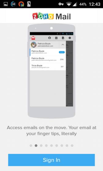 Zoho Mail Android App